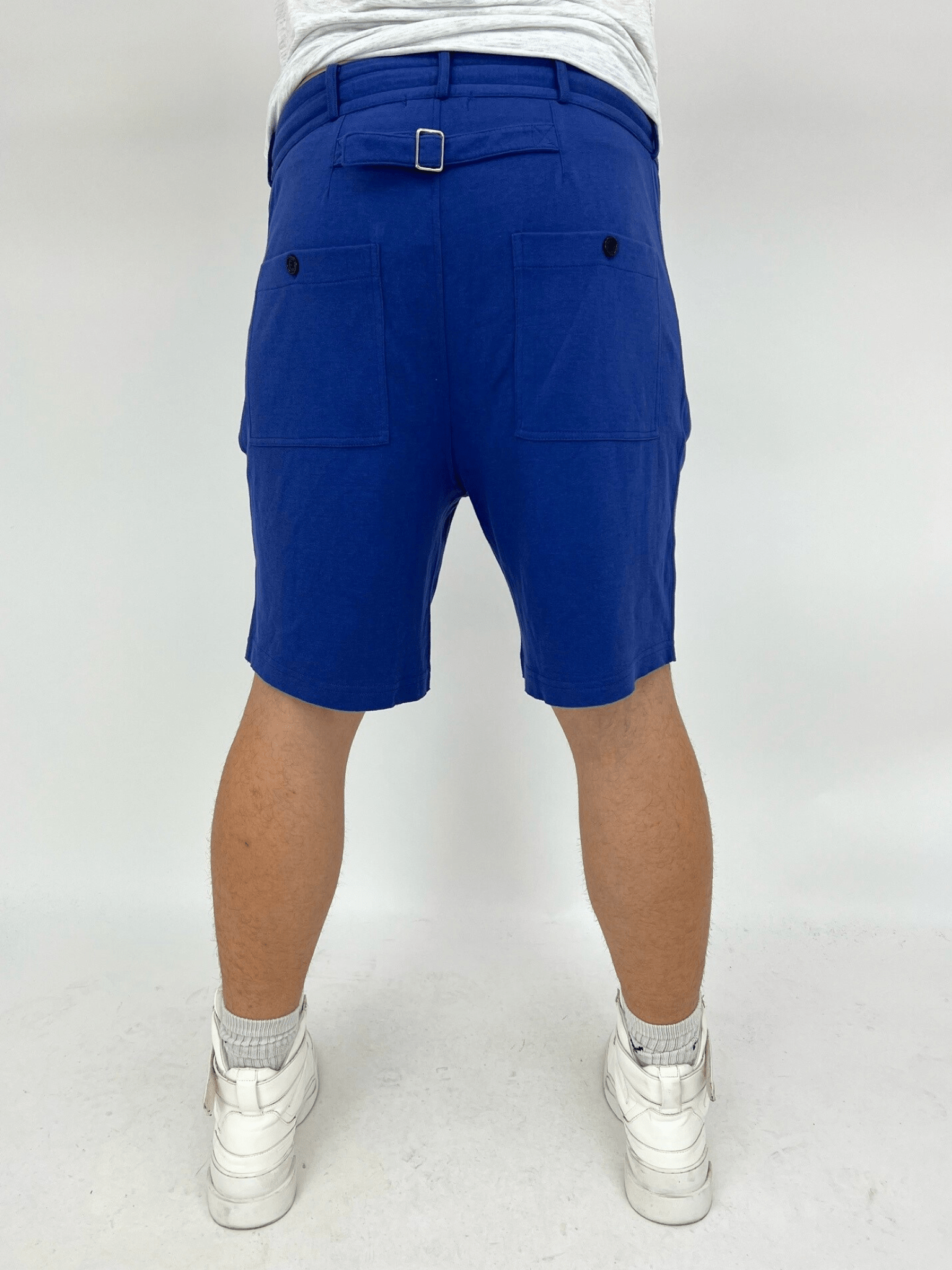 Royal Blue Utility Sweat Shorts