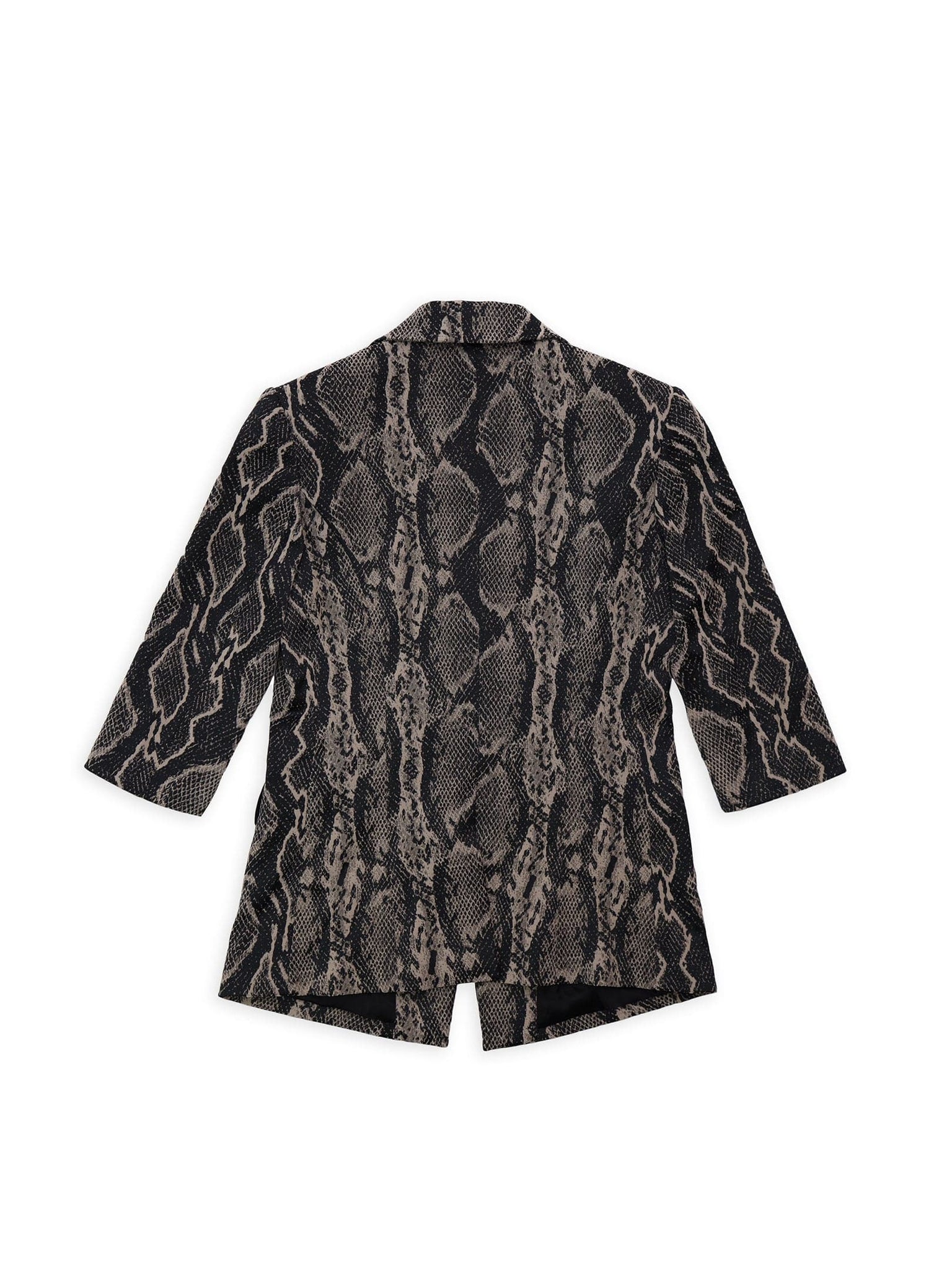 Snake Skin Short Sleeved Blazer