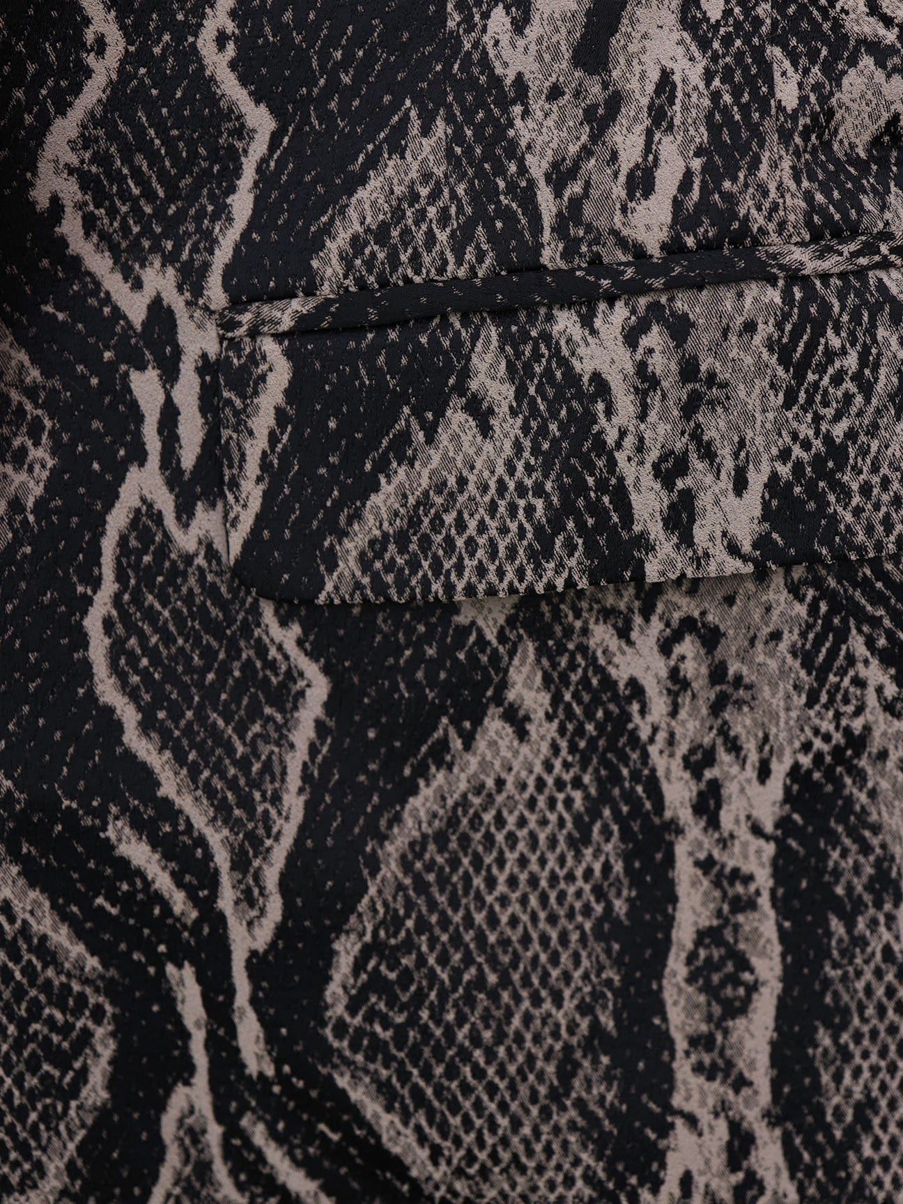 Snake Skin Short Sleeved Blazer