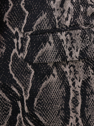 Snake Skin Short Sleeved Blazer