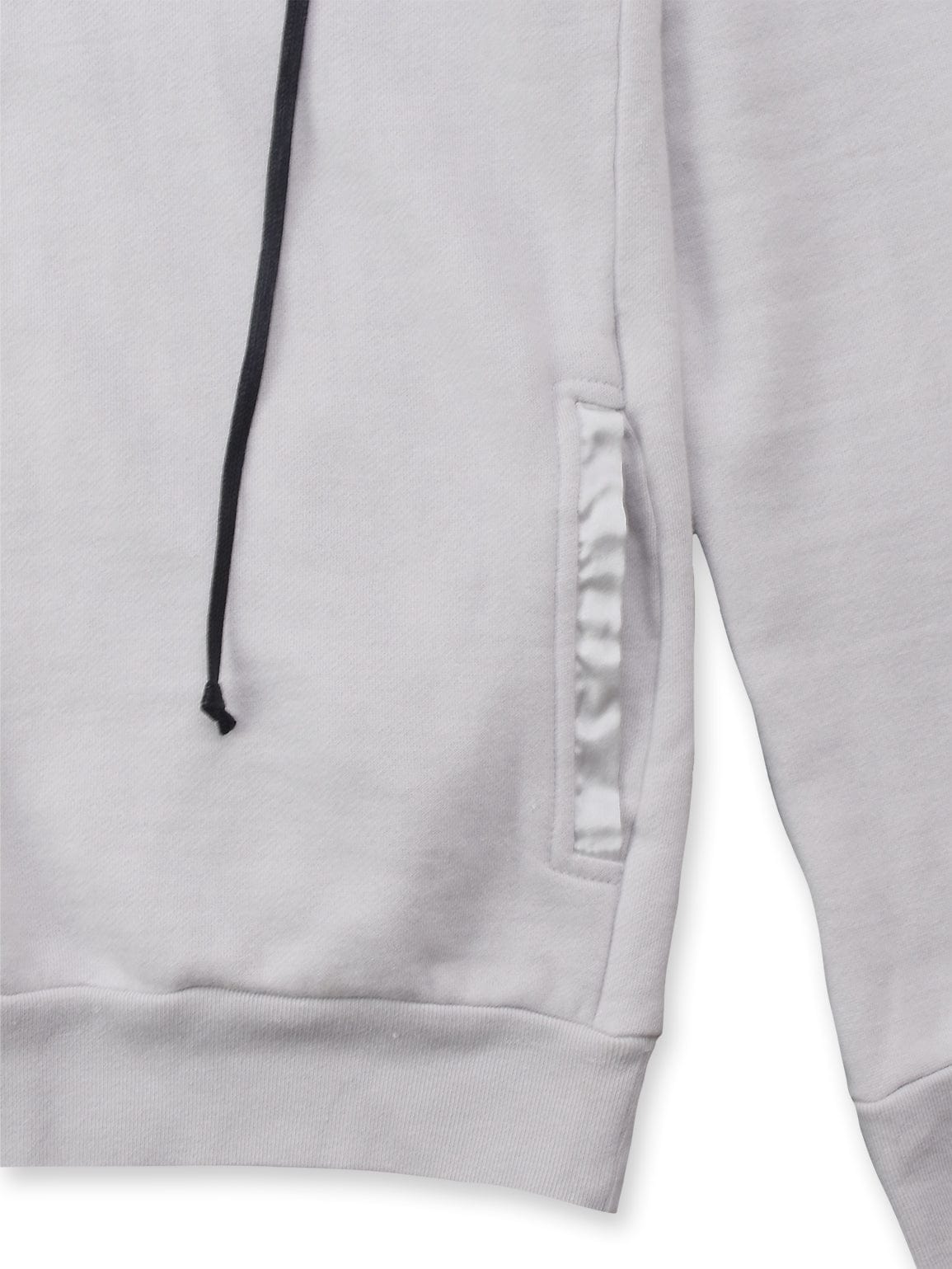 Stone Grey Funnel Neck Hoodie