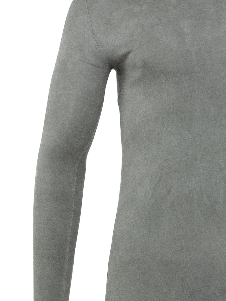 Stone Grey Long Sleeve Rayon Dress