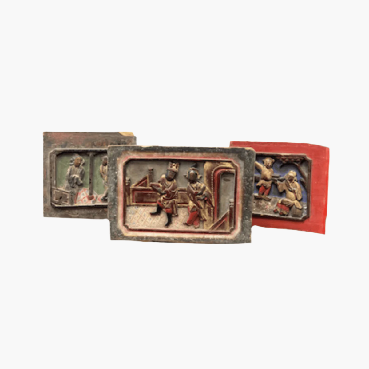 VINTAGE CHINESE WOODEN PLAQUE