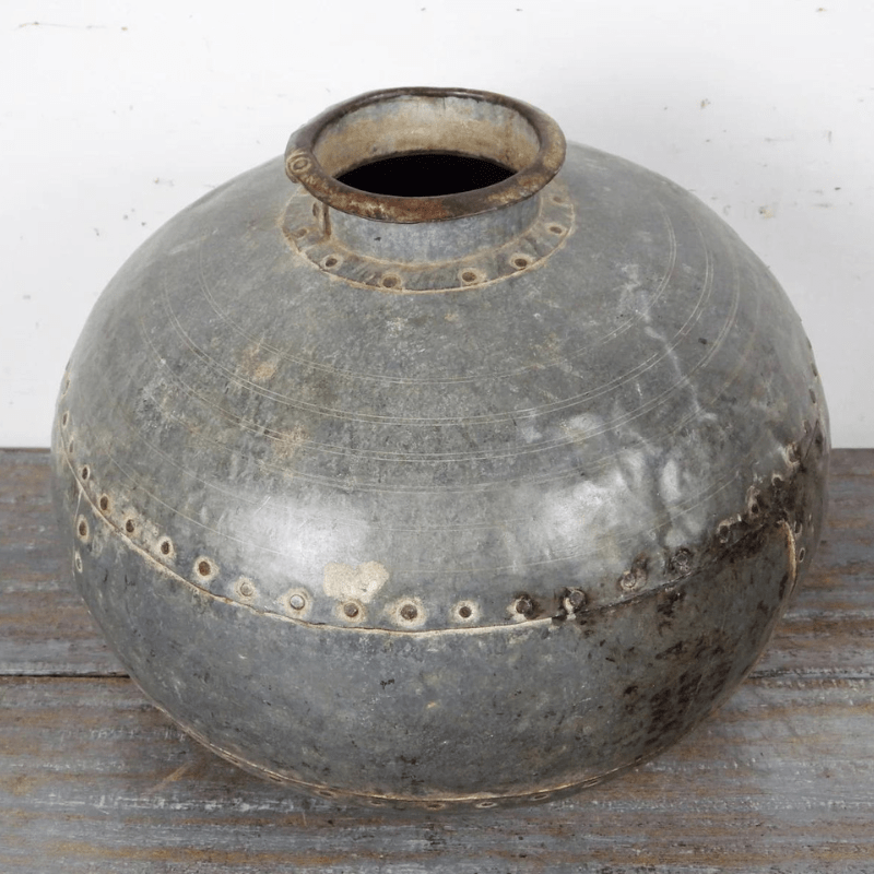 VINTAGE METAL WATER POT