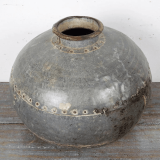 VINTAGE METAL WATER POT