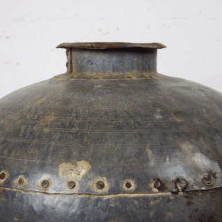 VINTAGE METAL WATER POT