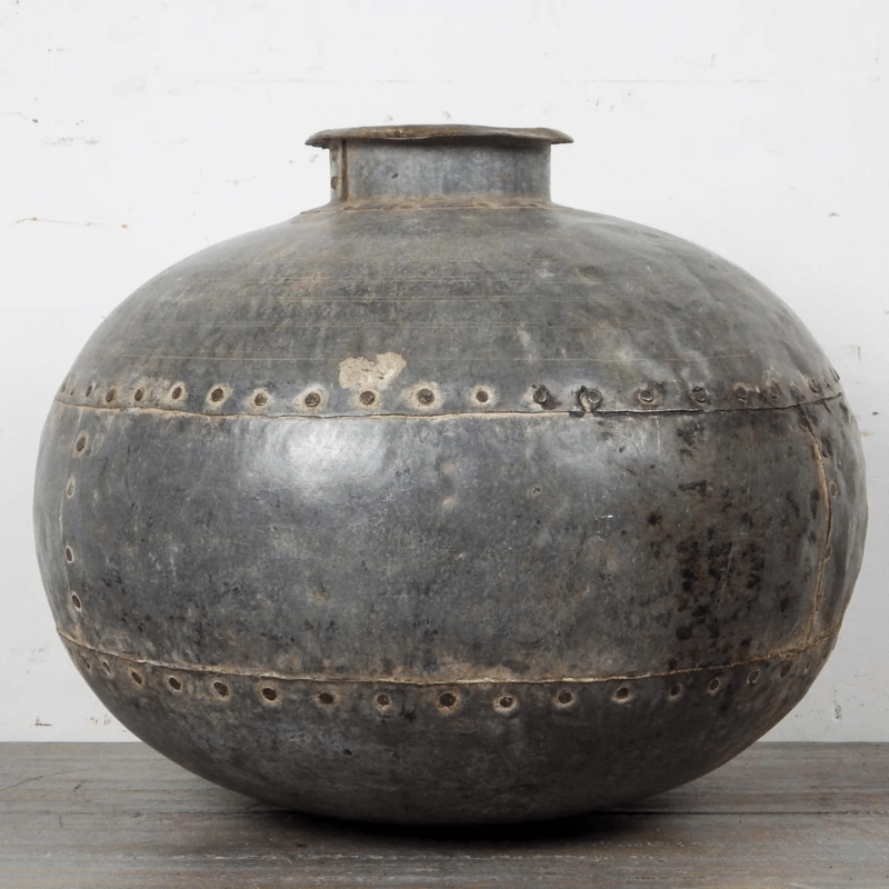 VINTAGE METAL WATER POT