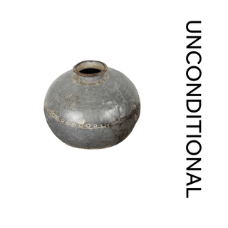 VINTAGE METAL WATER POT
