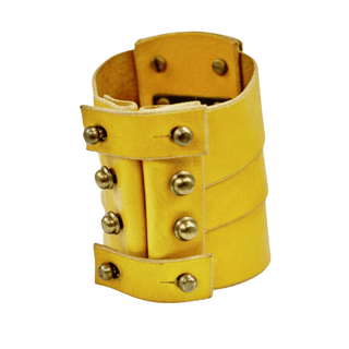 Vintage Una Burke Mustard Front Panel Cuff