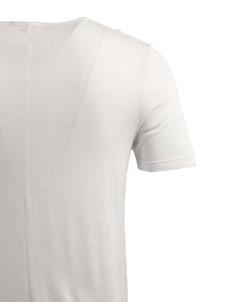 WHITE ESSENTIAL RAYON T-SHIRT