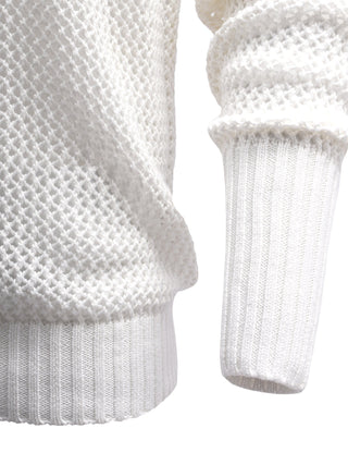 White Lightweight Knitted Jumper