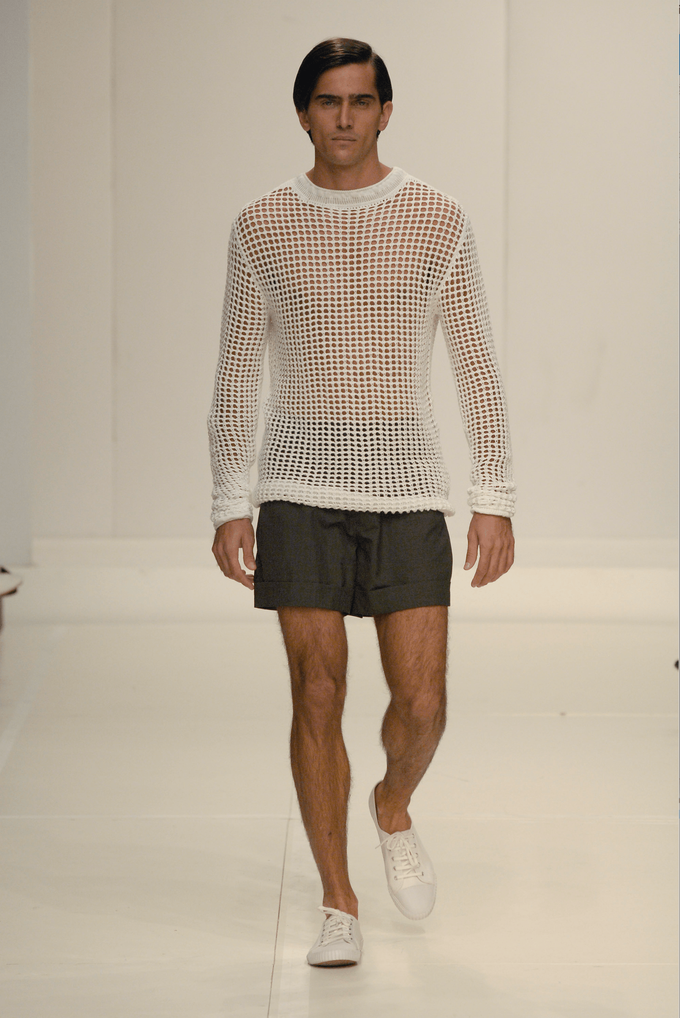White Lightweight Knitted Jumper
