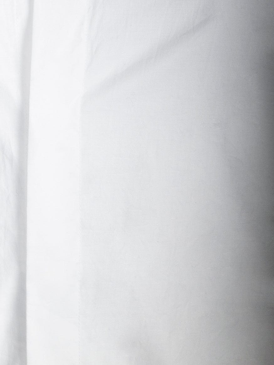 White Shirt With Extra Long Sleeves