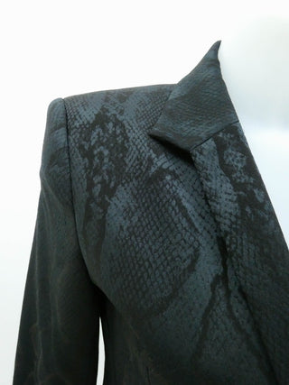 Black Snake Skin Blazer