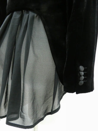 Black Velvet Blazer