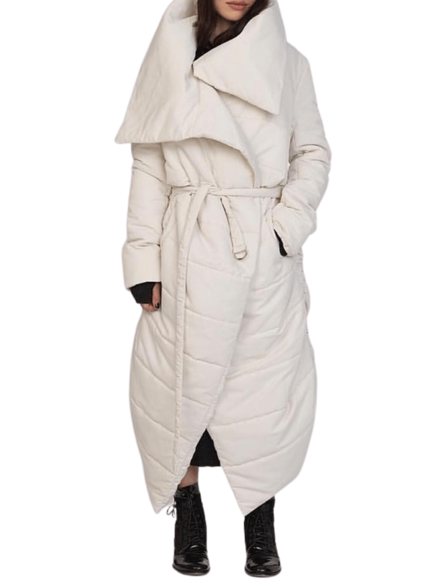 Cream Chrysalis Cocoon Coat