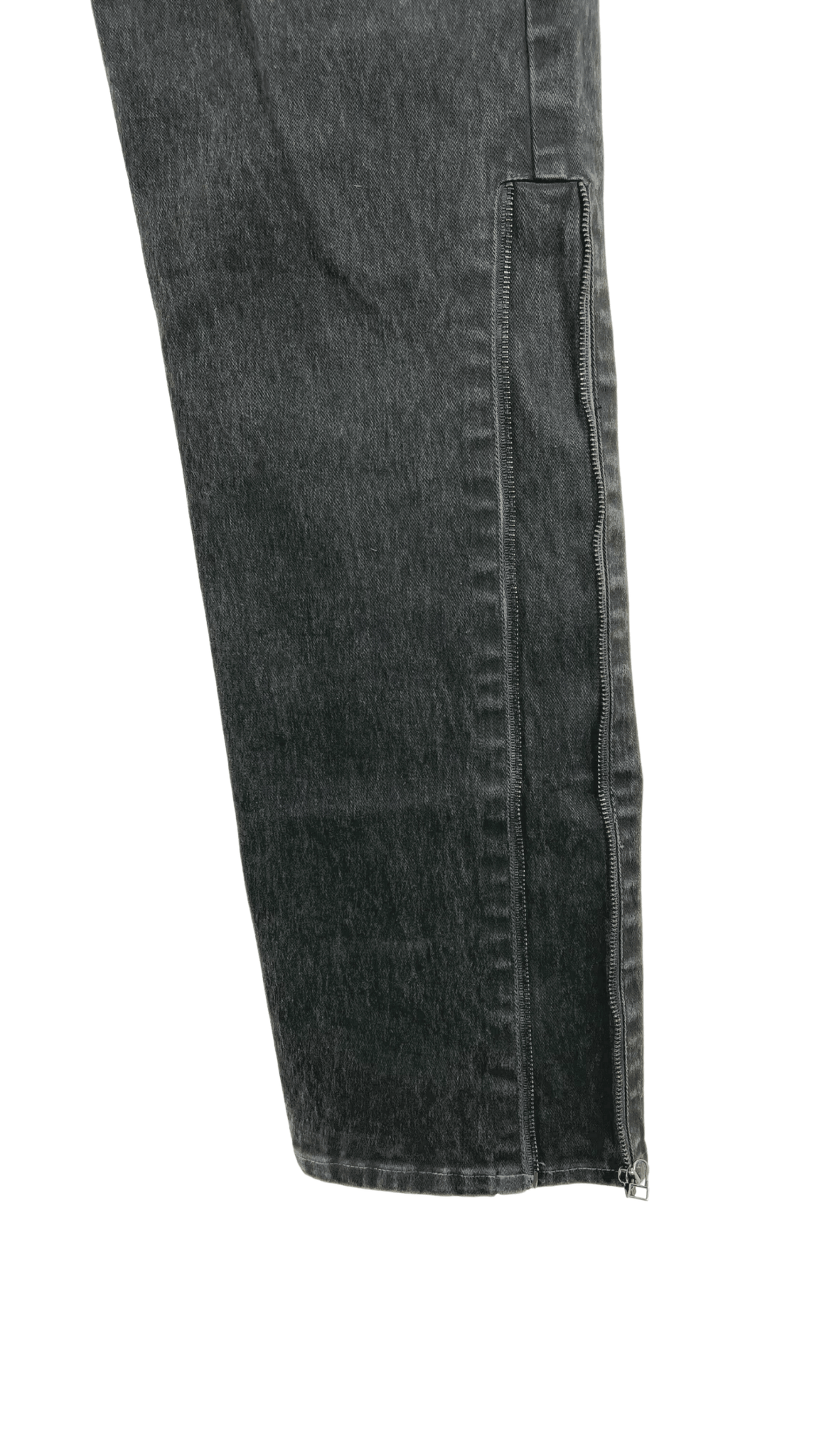 Dark Grey Black Spray Jeans