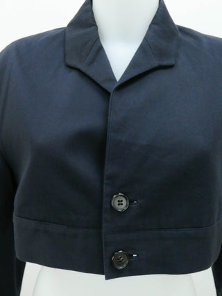 Navy Cropped Blazer