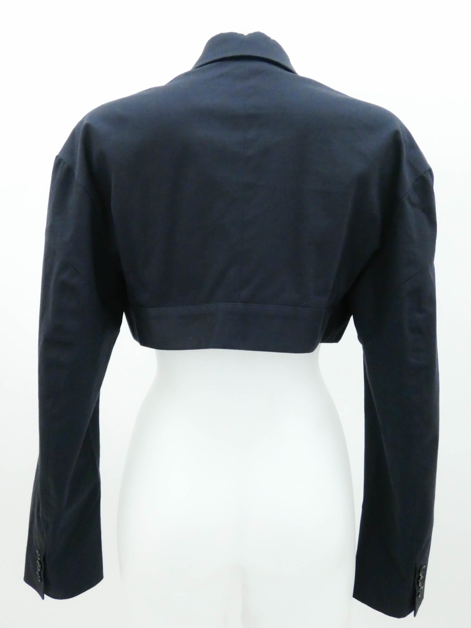 Navy Cropped Blazer