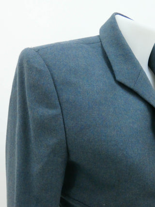 Prussian Blue Cropped Blazer
