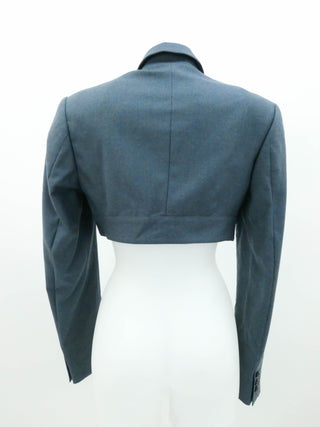 Prussian Blue Cropped Blazer