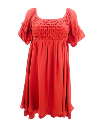 RED SWING DRESS