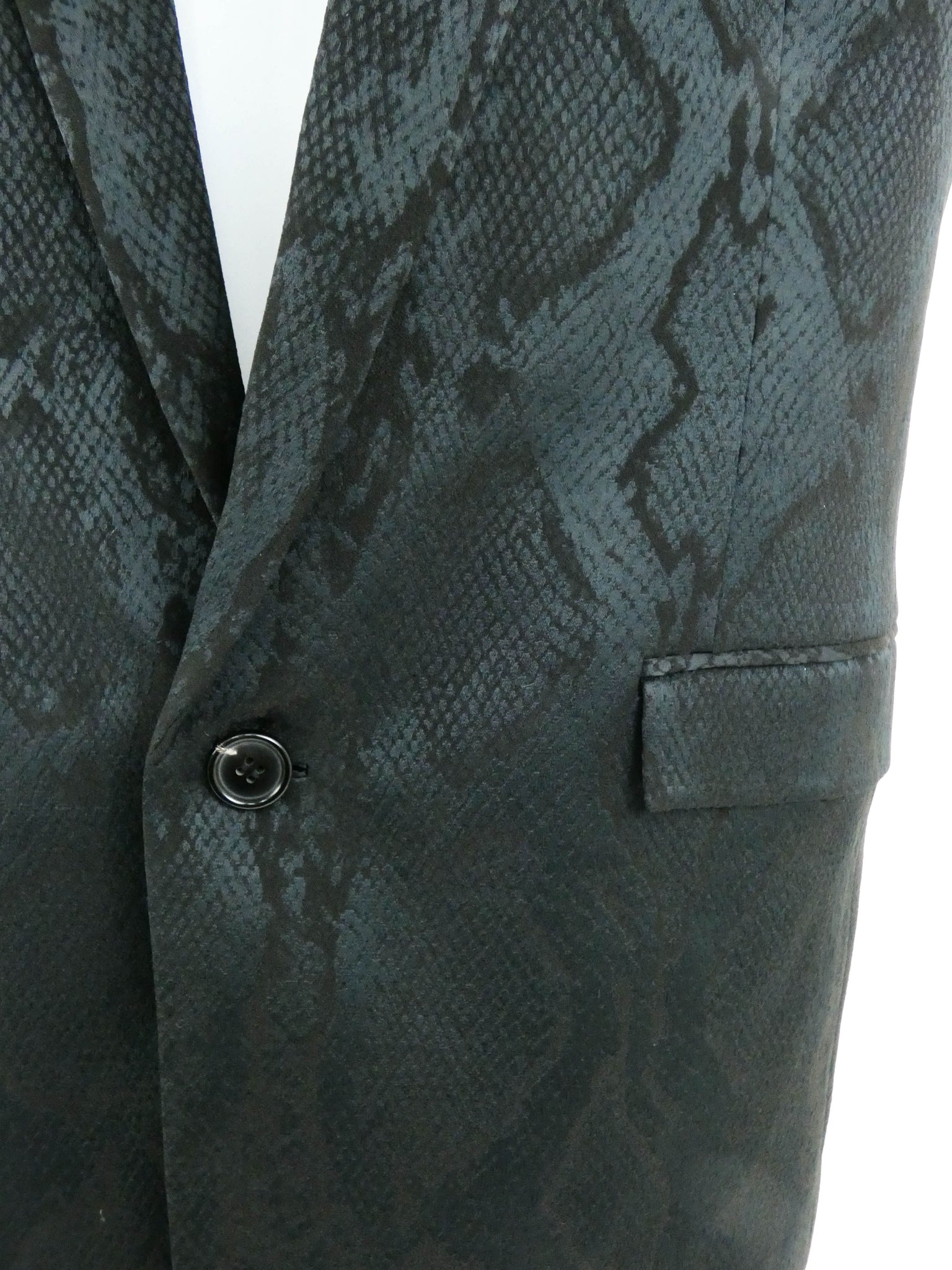 Womens Snakeprint Blazer Vest